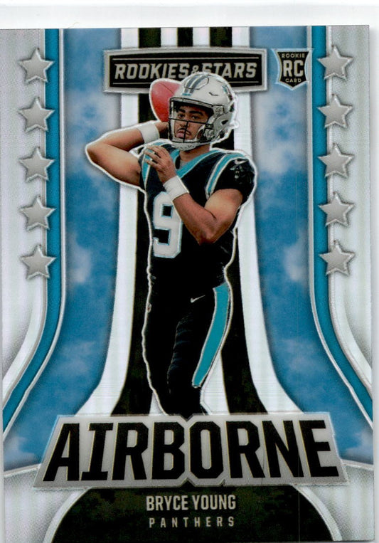 2023 Panini Rookies & Stars Airborne Silver #AI-5 Bryce Young Carolina Panthers