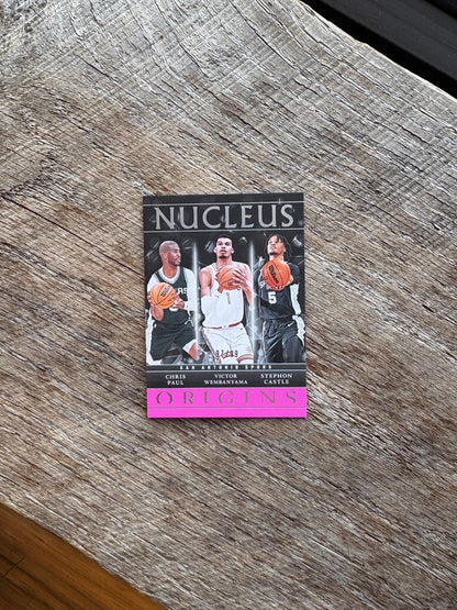 2024-25 Origins Pink Nucleus 17 Paul / Victor/ Castle /99 Spurs