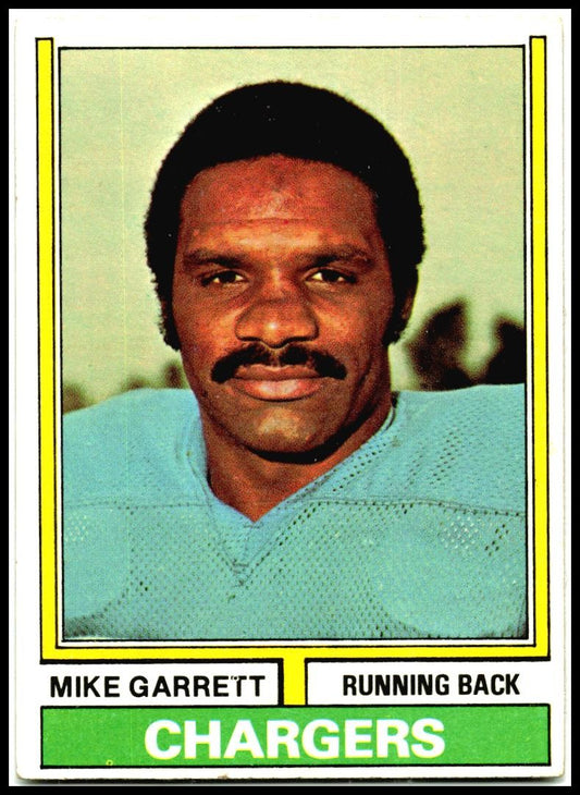 1974 Topps #437 Mike Garrett San Diego Chargers