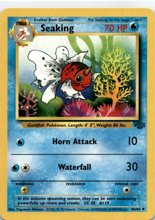 1999 Pokemon Jungle #46/64 Seaking