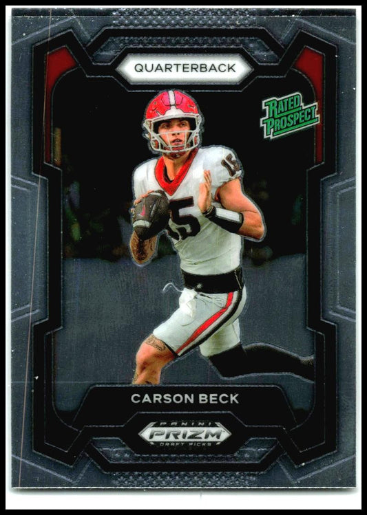 2024 Panini Prizm Draft Picks #130 Carson Beck Georgia Bulldogs