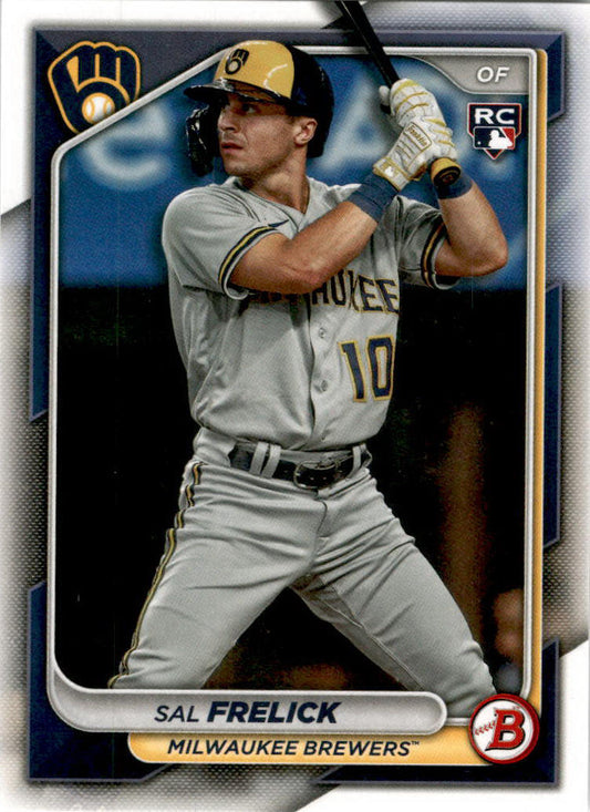 2024 Bowman #39 Sal Frelick Rookie Milwaukee Brewers