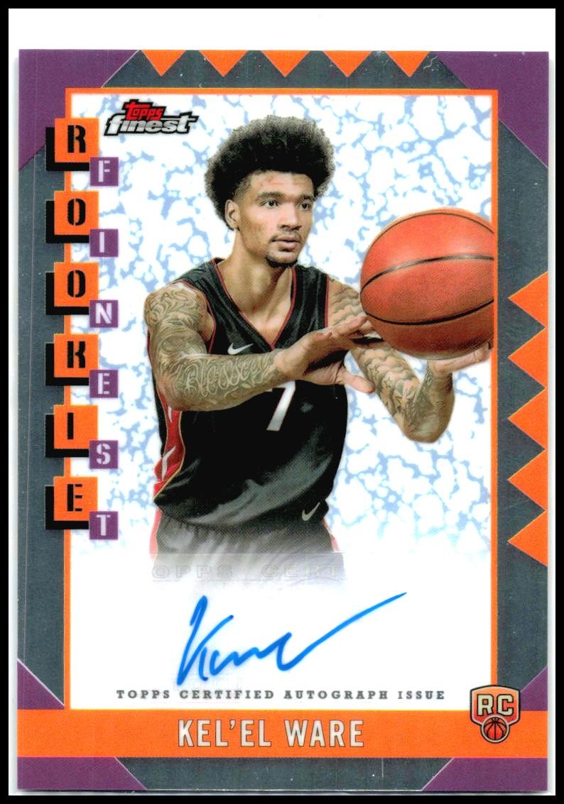 2024-25 Finest Rookie Finest Autographs #RFA-KW Kel'el Ware Auto Miami Heat