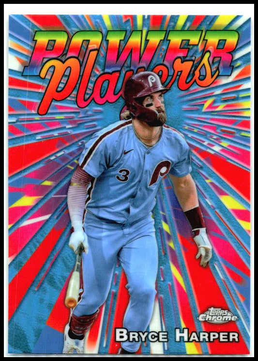 2025 Topps Chrome Power Players #PP-6 Bryce Harper