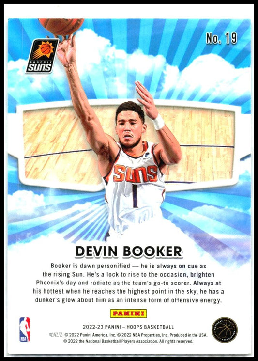 2022-23 Hoops Skyview #19 Devin Booker Phoenix Suns