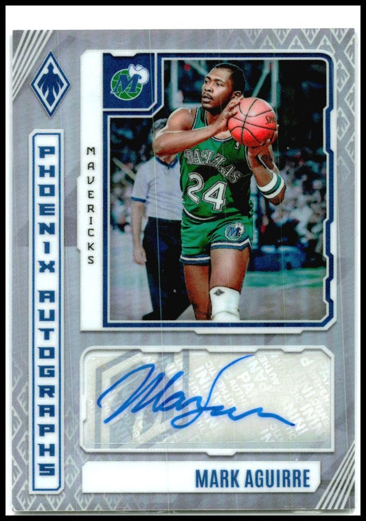 2023-24 Panini Phoenix Phoenix Autographs #PA-MAG Mark Aguirre Auto Dallas