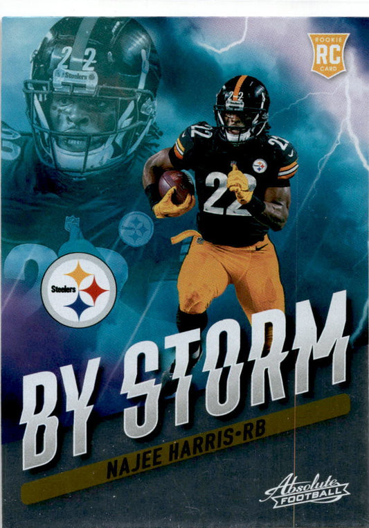2021 Panini Absolute By Strom #BST-11 Najee Harris  Pittsburgh Steelers