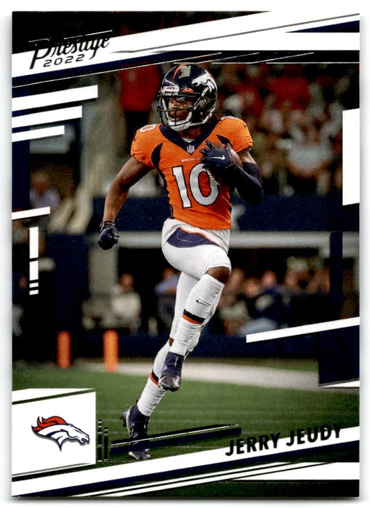 2022 Panini Prestige Jerry Jeudy Denver Broncos #90 Die-Cut