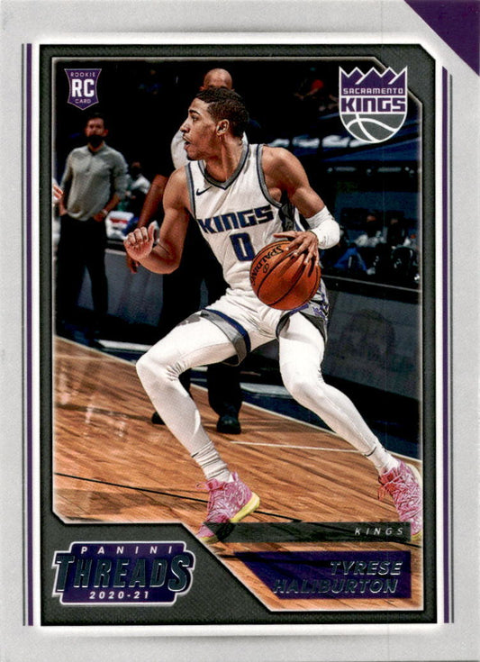 2020-21 Panini Chronicles #91 Tyrese Haliburton Rookie Sacramento Kings