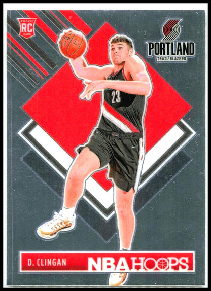 2024-25 Hoops #293 Donovan Clingan Portland Trail Blazers