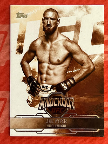 2025 Topps Knockout UFC Sepia #84 Joe Pyfer