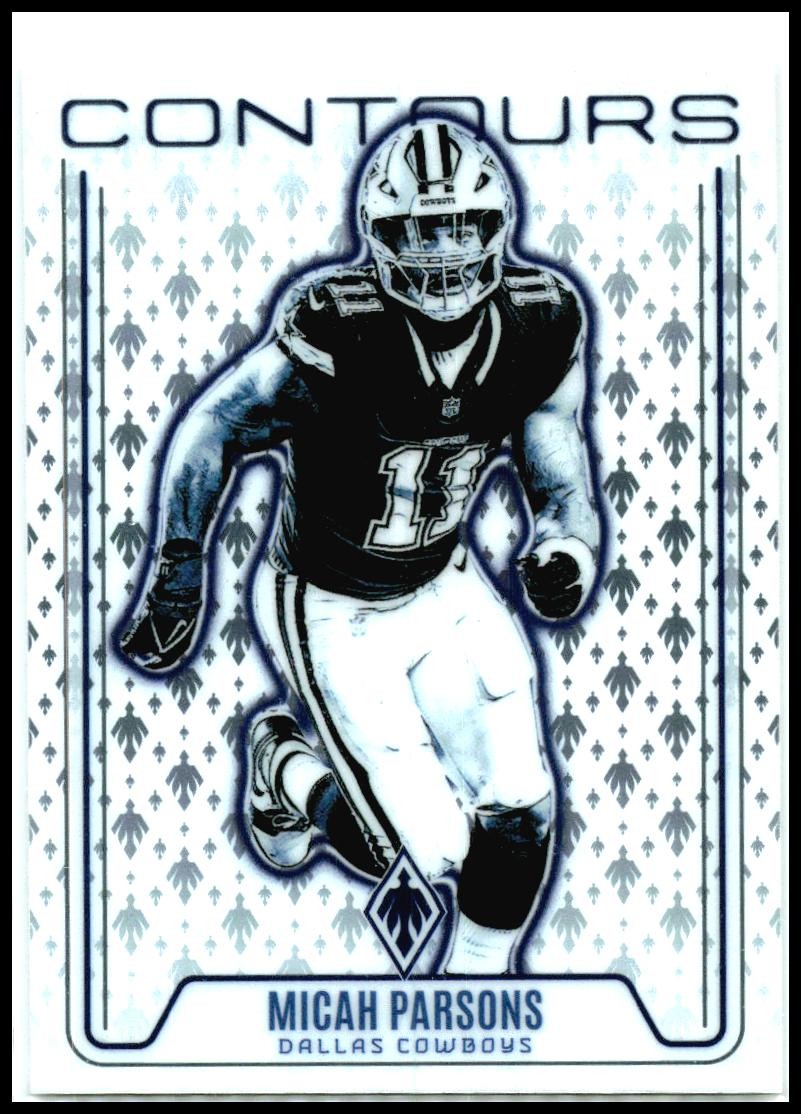 2024 Panini Phoenix Contours #CON-MPS Micah Parsons Dallas Cowboys