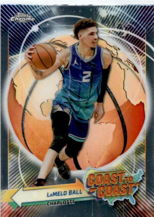 2023-24 Topps Chrome Coast to Coast #CC-4 LaMelo Ball Charlotte Hornets