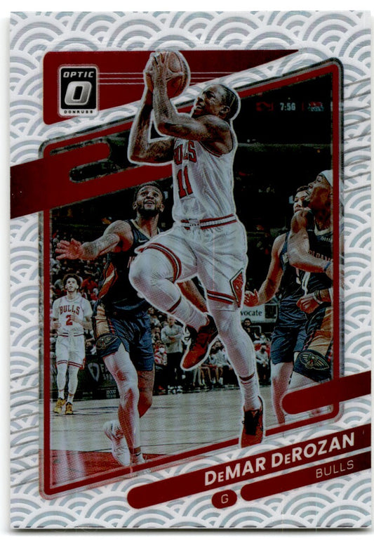 2021-22 Donruss Optic  Photon Prizm DeMar DeRozan Chicago Bulls #28