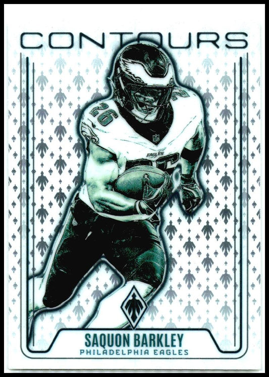 2024 Panini Phoenix Contours #CON-SBY Saquon Barkley Philadelphia Eagles