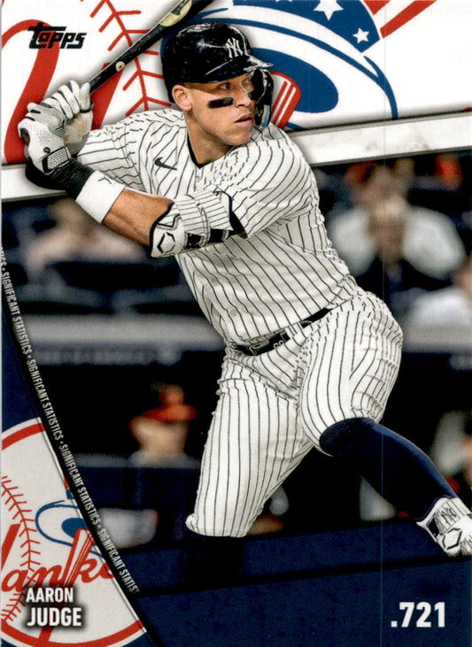 2024 Topps Significant Statistics #SS-8 Aaron Judge New York Yankees