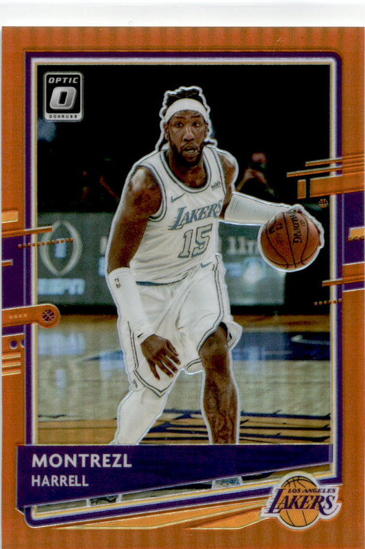 2020 Donruss Optic Orange Prizm #56 Montrezl Harrell 097/199 Los Angeles Lakers