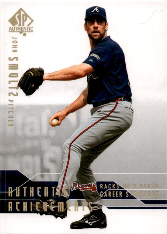 2008 SP Authentic Authentic Achievements #AA-36 John Smoltz Atlanta Braves