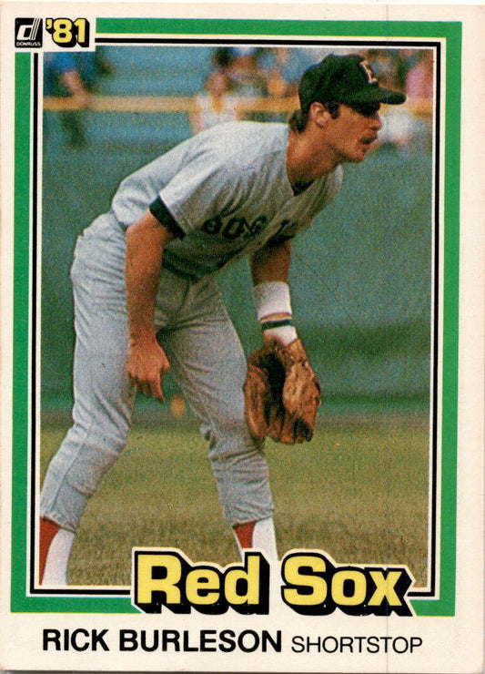 1981 Donruss #454 Rick Burleson Boston Red Sox