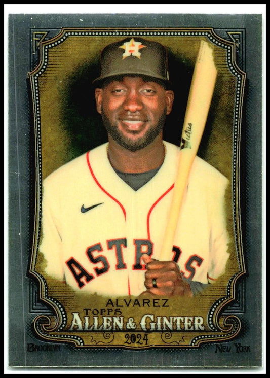 2024 Topps Allen & Ginter Chrome #83 Yordan Alvarez Houston Astros