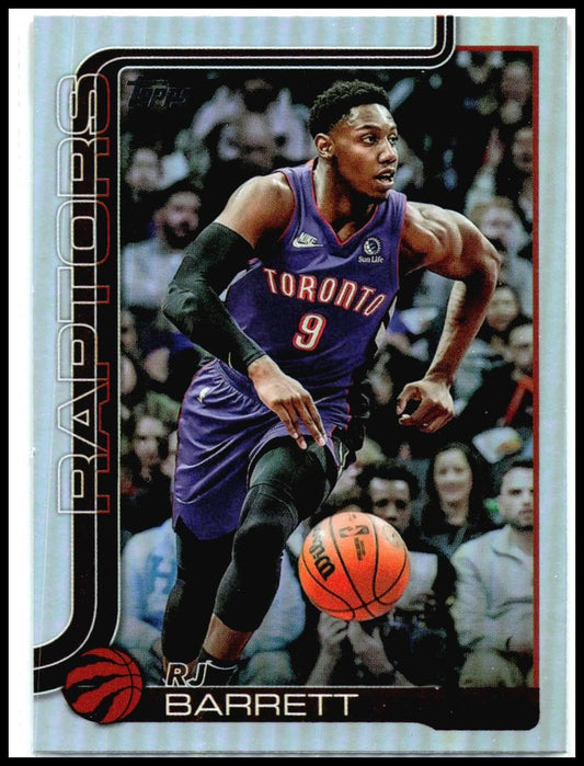 2025-26 Topps Rainbow Foilboard #33 RJ Barrett Toronto Raptors
