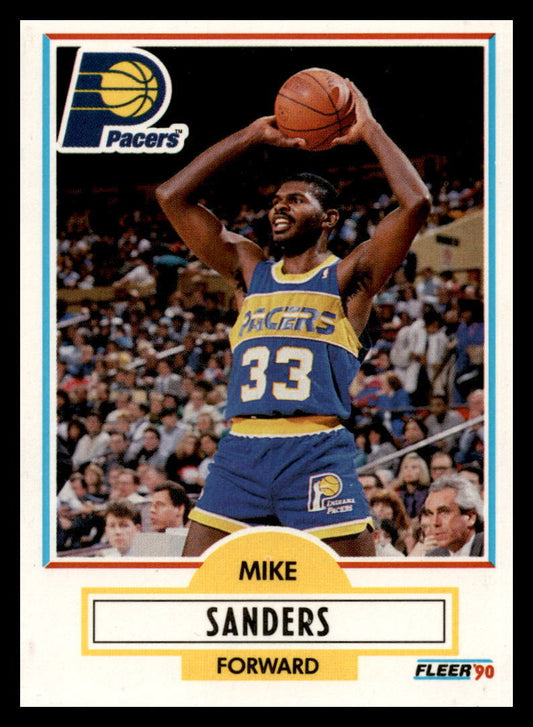 1990 Fleer #80 Mike Sanders