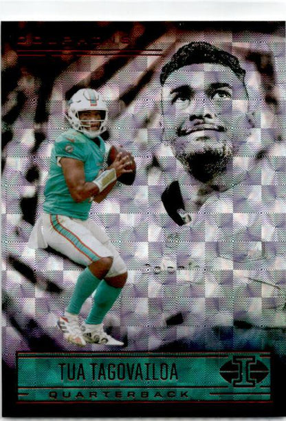 2021 Panini Illusions Trophy Collection Hyper #55 Tua Tagovailoa Miami Dolphins