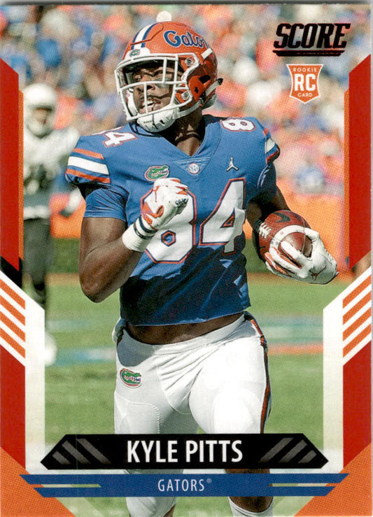 2021 Score Red #322 Kyle Pitts RC Florida Gators / Atlanta Falcons