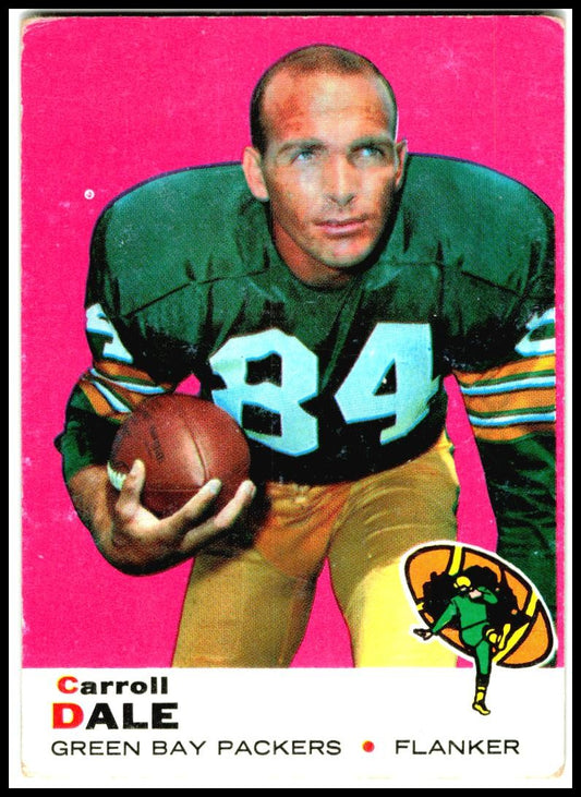 1969 Topps #77 Carroll Dale Green Bay Packers