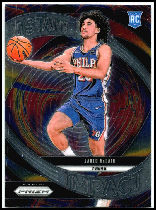 2024-25 Panini Prizm Instant Impact #10 Jared McCain Philadelphia 76ers