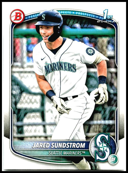 2025 Bowman Prospects #BP-85 Jared Sundstrom Seattle Mariners