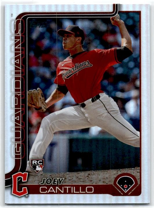 2025 Topps Rainbow Foil #318 Joey Cantillo Cleveland Guardians