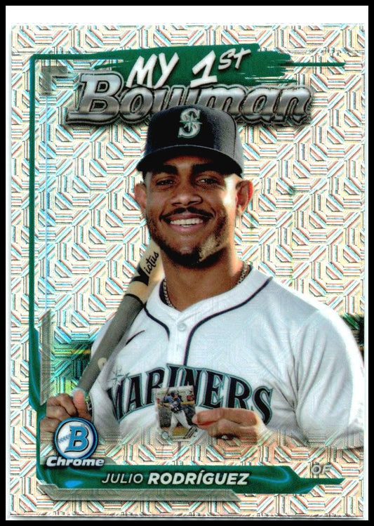 2024 Bowman Chrome My 1st Bowman Mojo #M1B-28 Julio Rodríguez Mariners