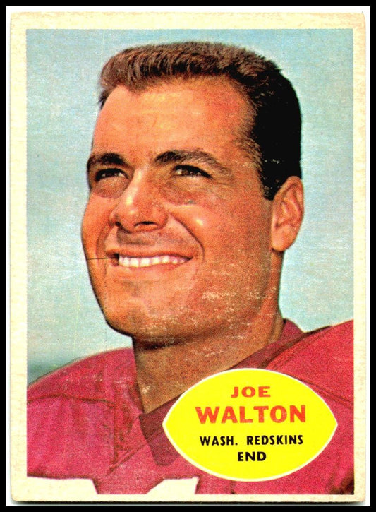 1960 Topps #127 Joe Walton Rookie Washington Redskins