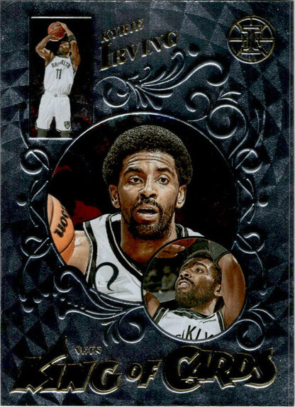 2021-22 Panini Illusions King of Cards #18 Kyrie Irving Brooklyn Nets