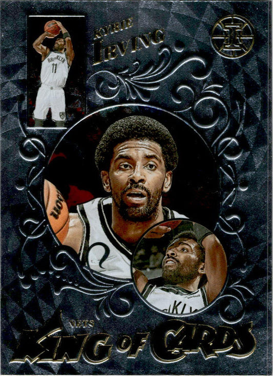 2021-22 Panini Illusions King of Cards #18 Kyrie Irving Brooklyn Nets