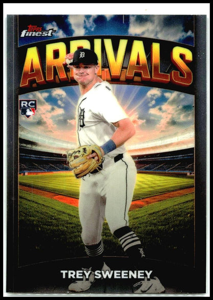 2025 Topps Finest Arivals #A-27 Trey Sweeney Tigers