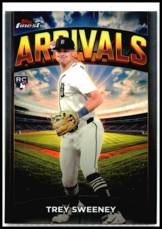 2025 Topps Finest Arivals #A-27 Trey Sweeney Tigers