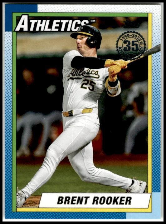 2025 Topps 1990 Topps 35th Anniversary #90B2-8 Brent Rooker Athletics