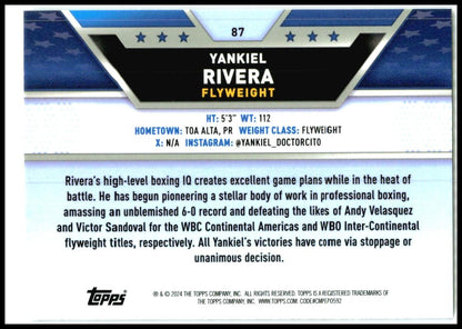 2024 Topps Chrome #87 Yankiel Rivera