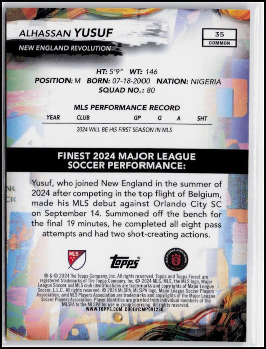 2024 Finest MLS #35 Alhassan Yusuf