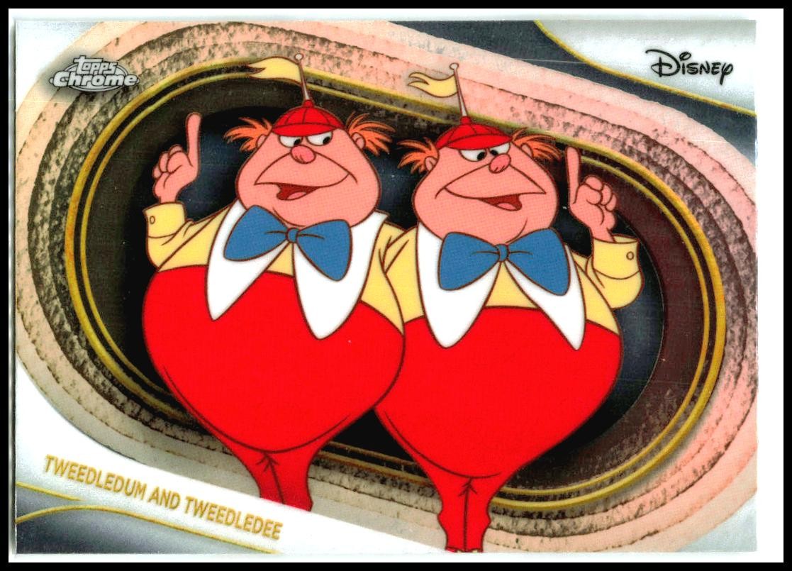 2025 Topps Chrome Disney #179 Tweedledum and Tweedledee