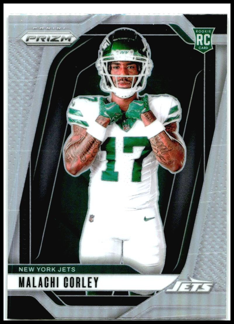 2024 Panini Prizm Rookie Variations Silver Prizm #27 Malachi Corley Jets