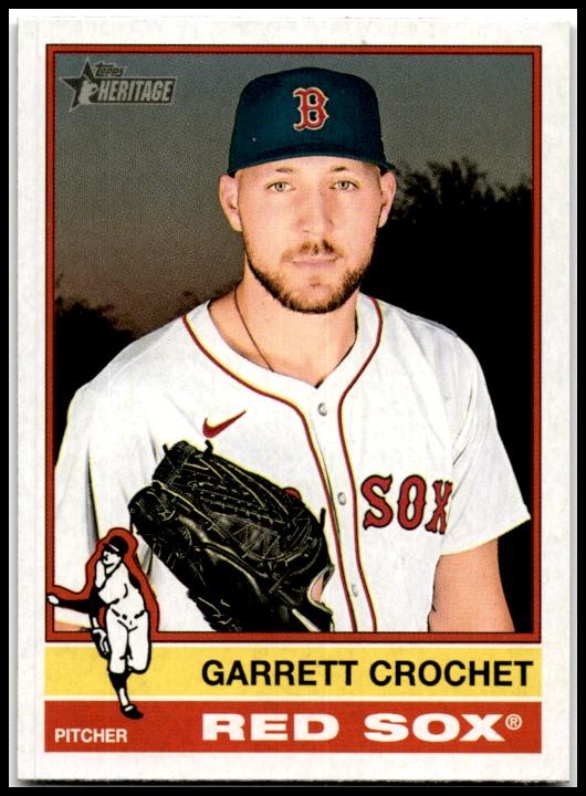 2025 Topps Heritage #267 Garrett Crochet Red Sox