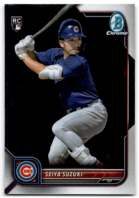 2022 Bowman Chrome Seiya Suzuki Rookie Chicago Cubs #69