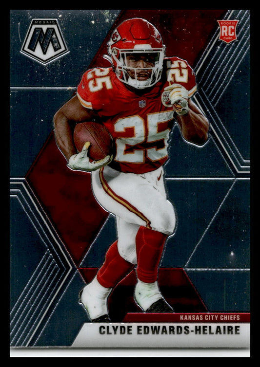 2020 Panini Mosaic #212 Clyde Edwards-Helaire  Rookie  Kansas City Chiefs