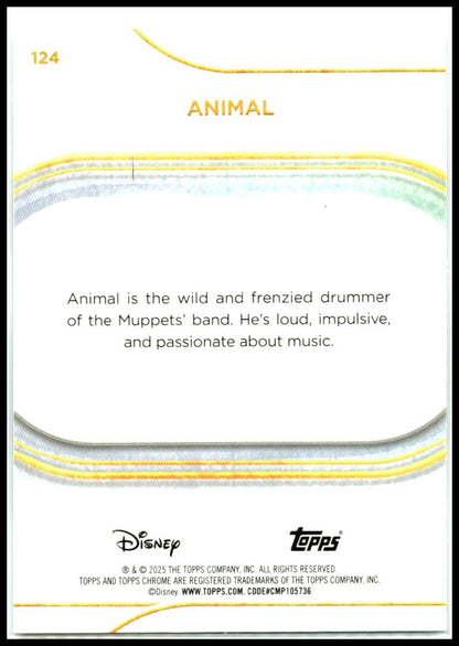 2025 Topps Chrome Disney #124 Animal