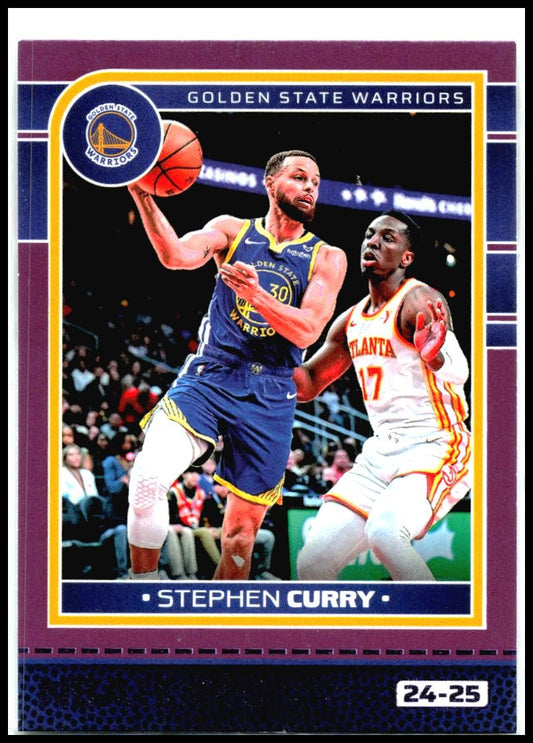 2024-25 Hoops Purple #141 Stephen Curry Golden State Warriors