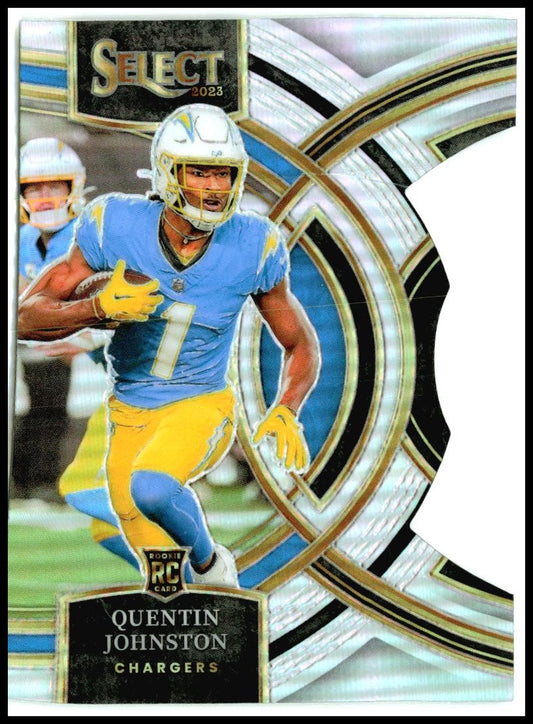 2023 Panini Select Silver Prizms #196 Quentin Johnston Los Angeles Chargers