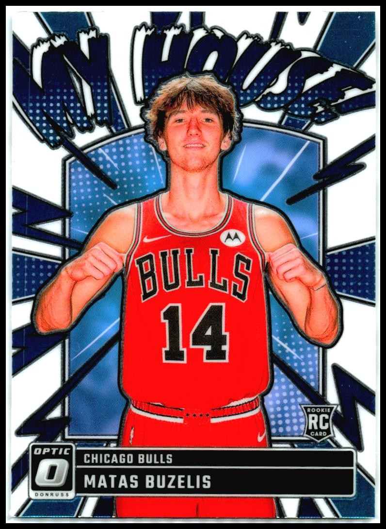 2024-25 Donruss Optic My House #15 Matas Buzelis Chicago Bulls